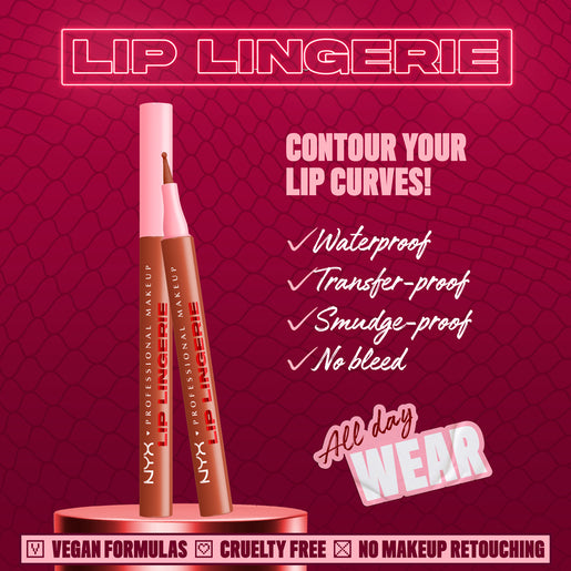NYX Professional Makeup Lingerie Liner Lip Stain Send Nudes 1mL