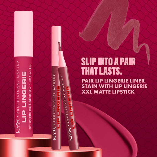 NYX Professional Makeup Lingerie Liner Lip Stain Up All Night 1mL