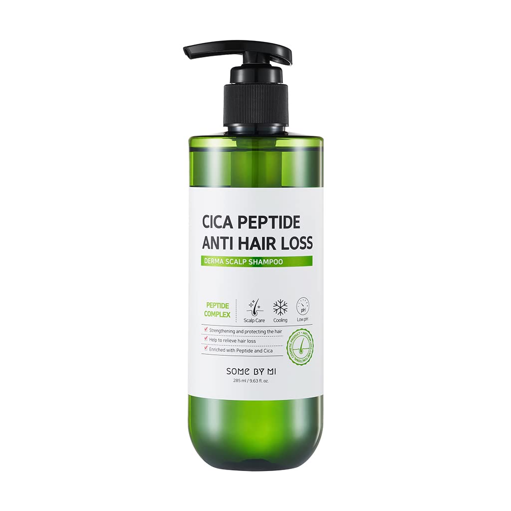SOME BY MI Cica Peptide Anti Hair Loss Derma Scalp Shampoo [2024 Version - 285ml]