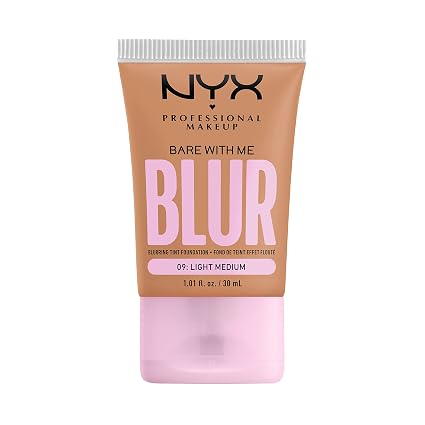 NYX Professional Makeup Bare With Me Blurring Tint Foundation 09 - Light Medium 30mL