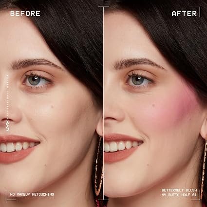 NYX Professional Makeup Buttermelt Blush Butta Half