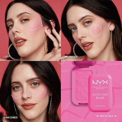 NYX Professional Makeup Buttermelt Blush Butta Half