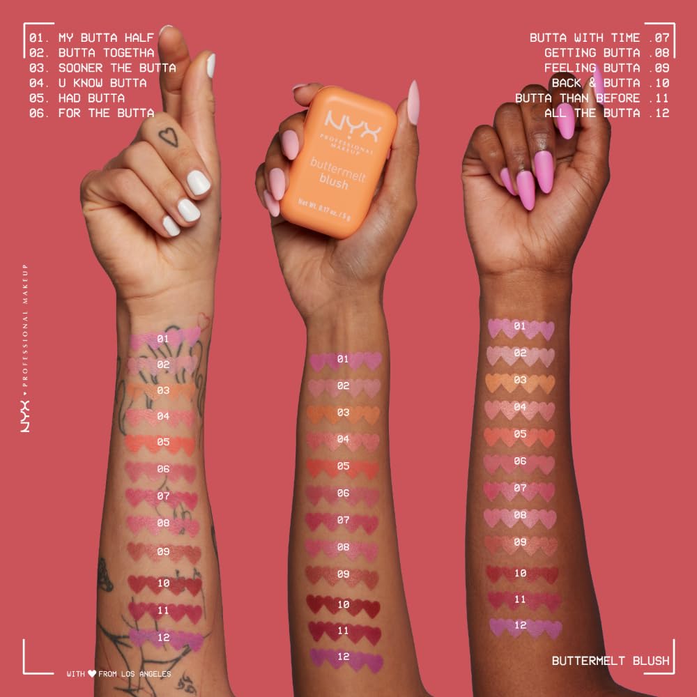 NYX Professional Makeup Buttermelt Blush Butta Half