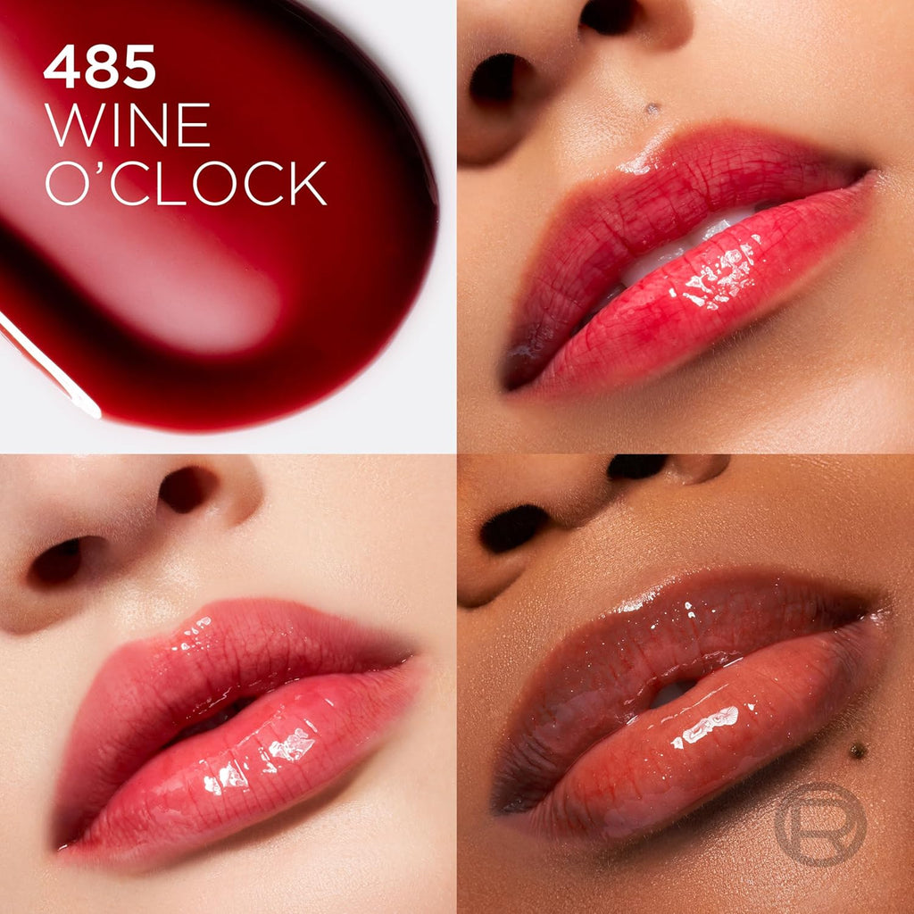 L'Oréal Paris Plump Ambition Hyaluron Lip Oil Wine O'Clock 485