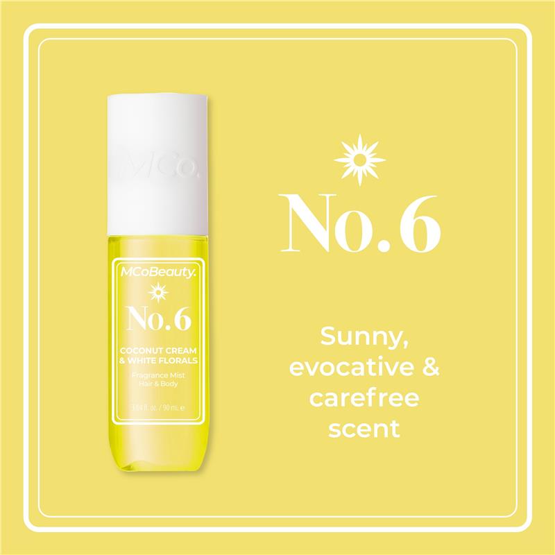 MCoBeauty Fragrance Mist No.6 Coconut Cream & White Florals