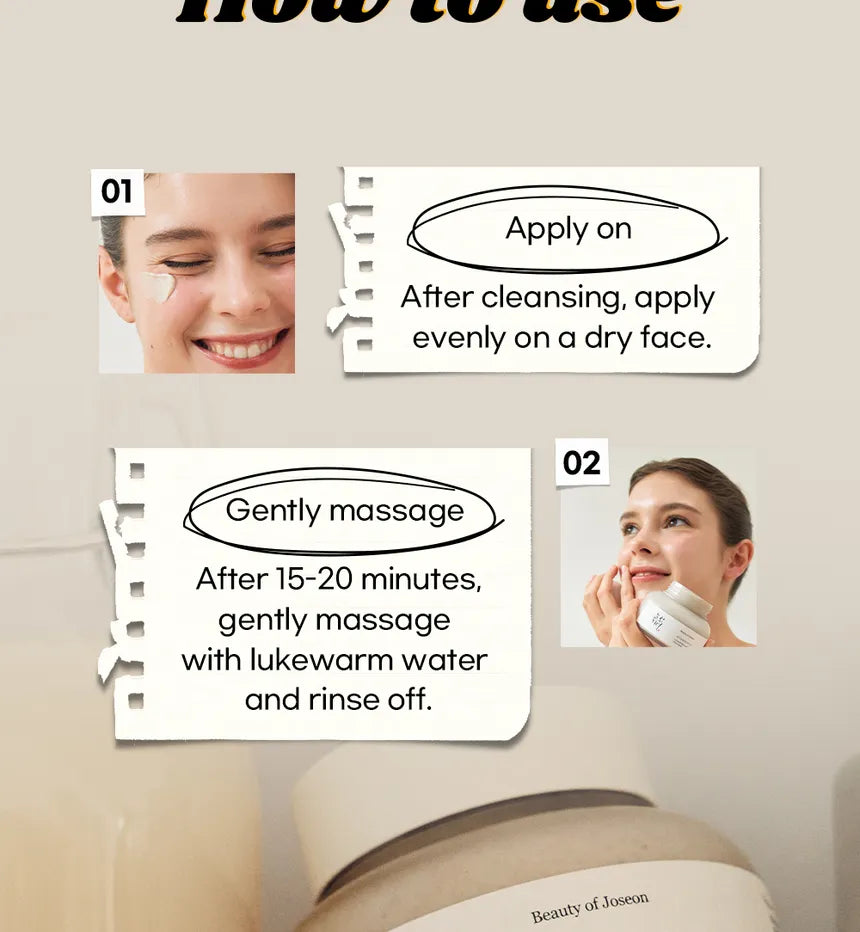 Beauty of Joseon Ground Rice and Honey Glow Mask [150ml]