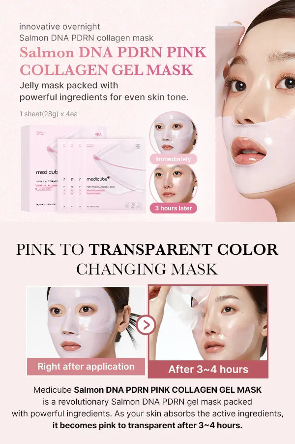 medicube - PDRN Pink Collagen Gel Mask Set