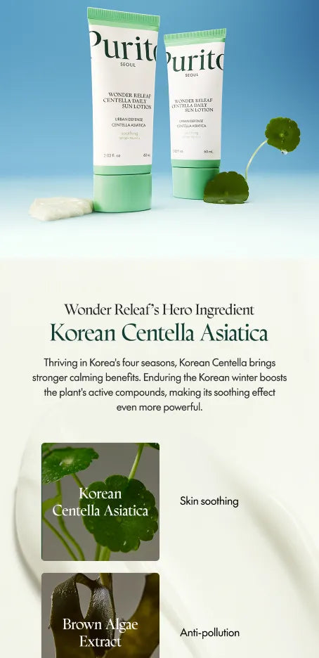 Purito SEOUL Wonder Releaf Centella Daily Sun Lotion [60ml]