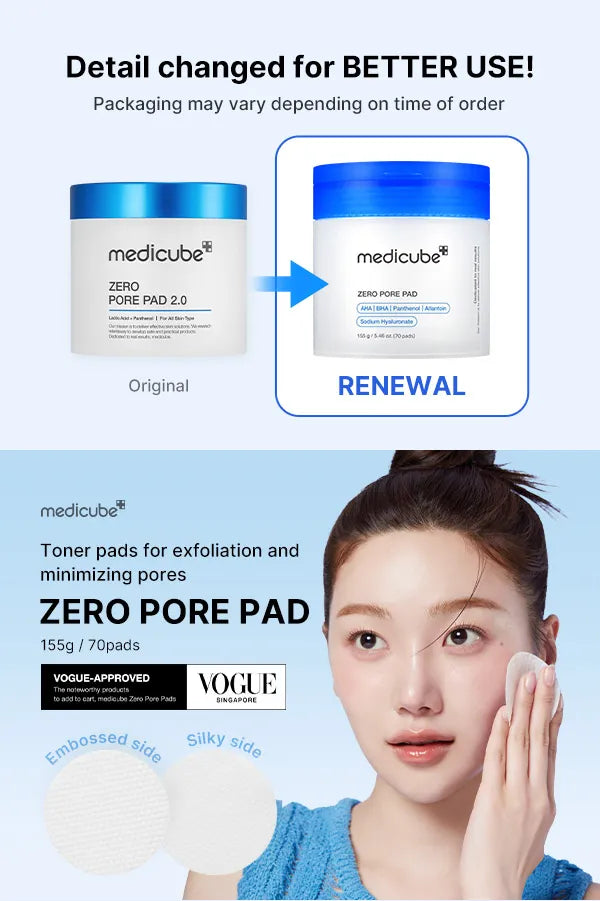 medicube - Zero Pore Pad 2.0