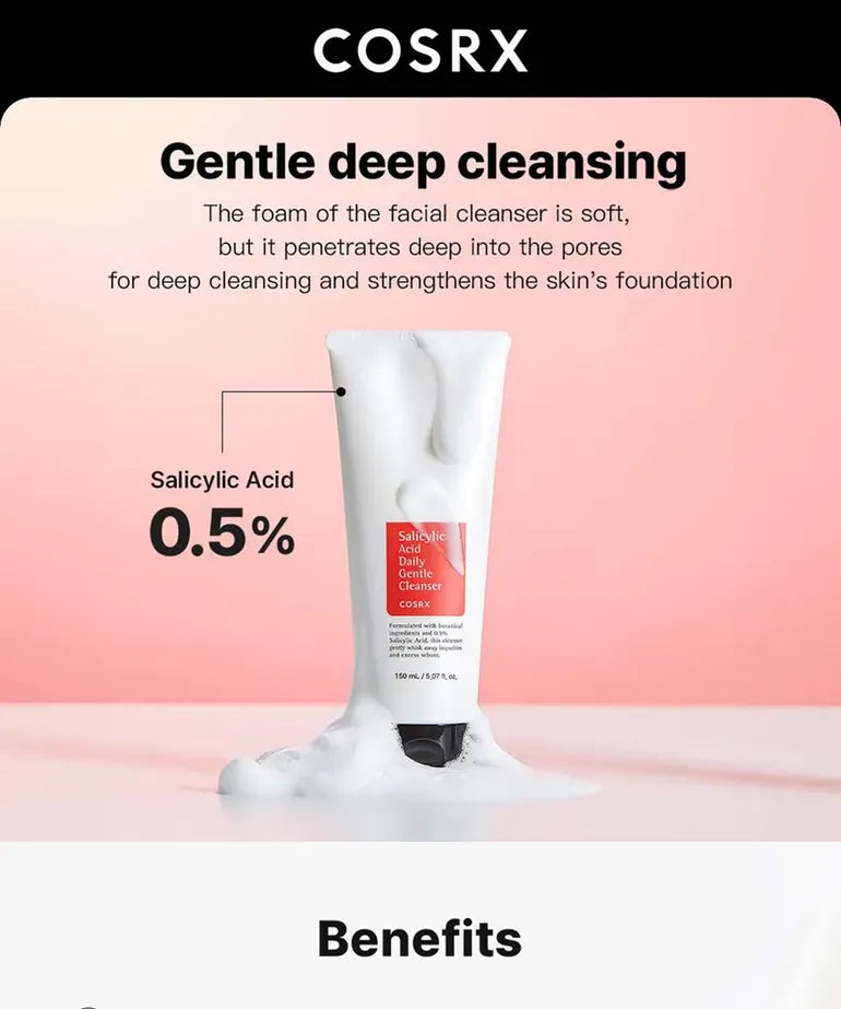 COSRX Salicylic Acid Daily Gentle Cleanser [150ml]