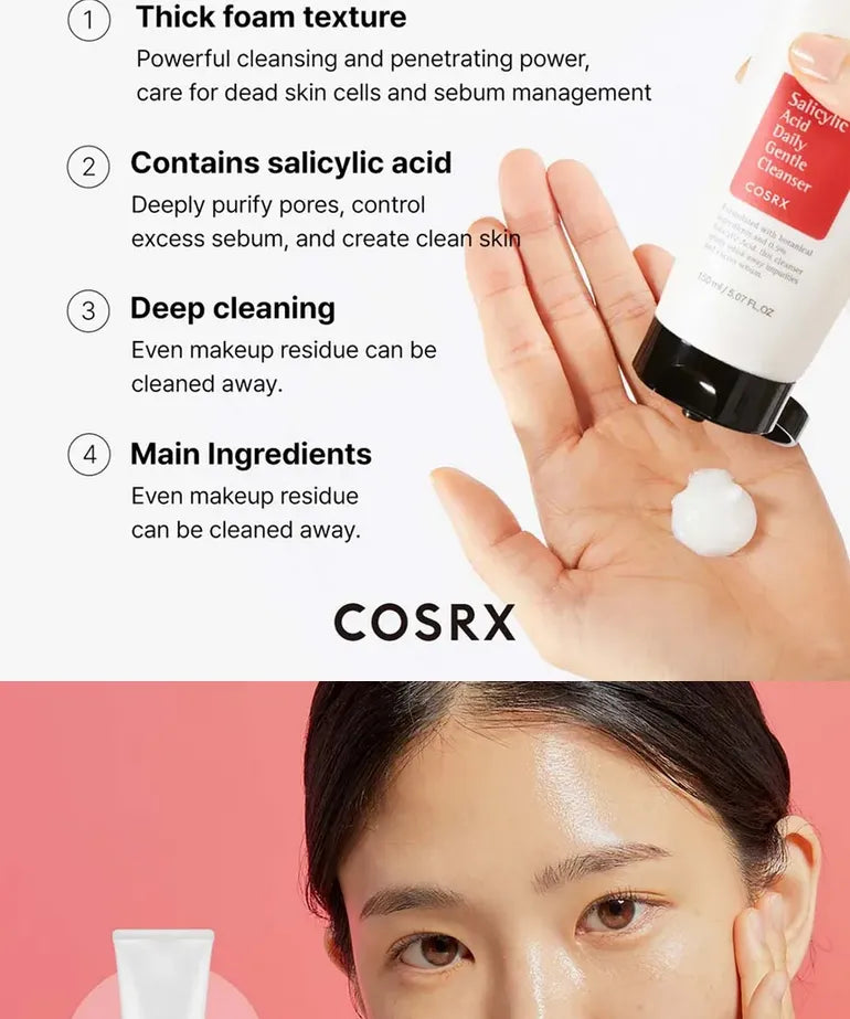 COSRX Salicylic Acid Daily Gentle Cleanser [150ml]