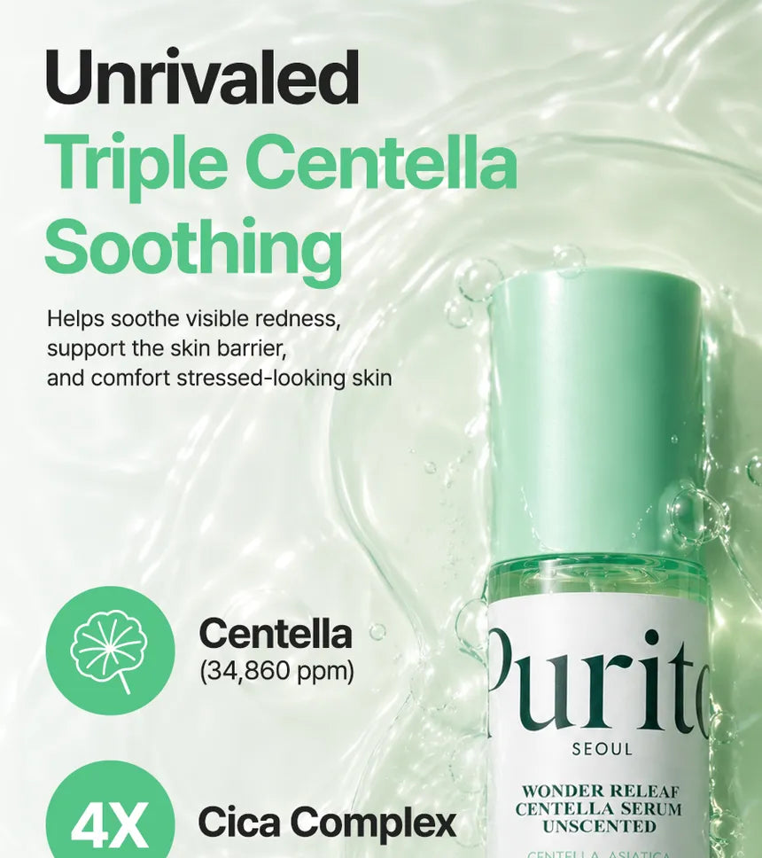 Purito SEOUL Wonder Releaf Centella Serum Unscented [60ml]