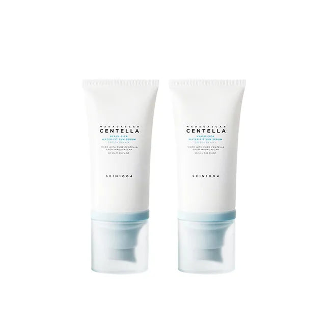 Madagascar Centella Hyalu-Cica Water-Fit Sun Serum Twin Pack