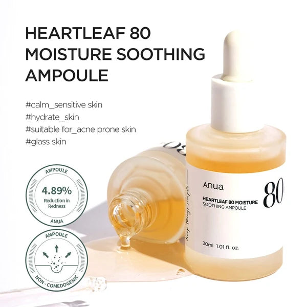 Anua - Heartleaf 80% Soothing Ampoule