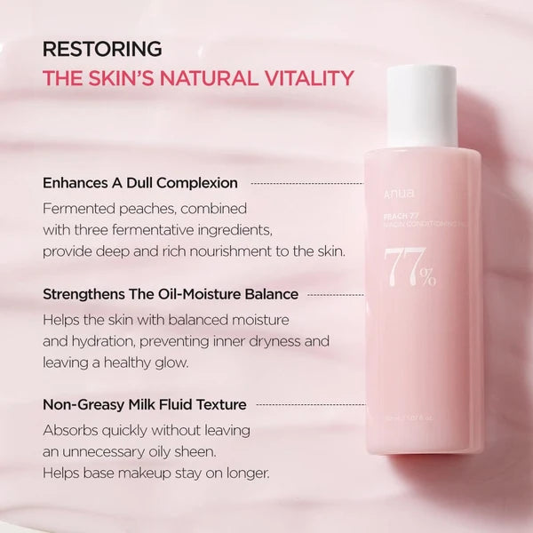 Anua - Peach 77 Niacin Conditioning Milk