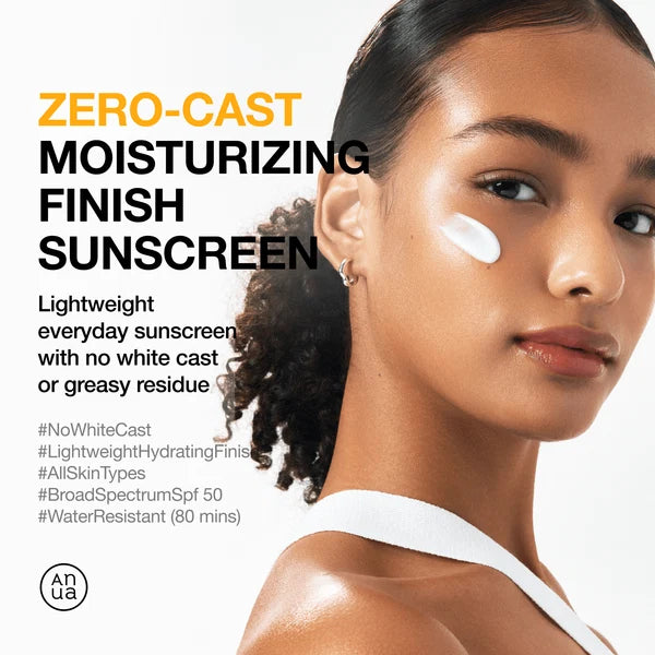 Anua Zero-Cast Moisturizing Finish Sunscreen [50ml]